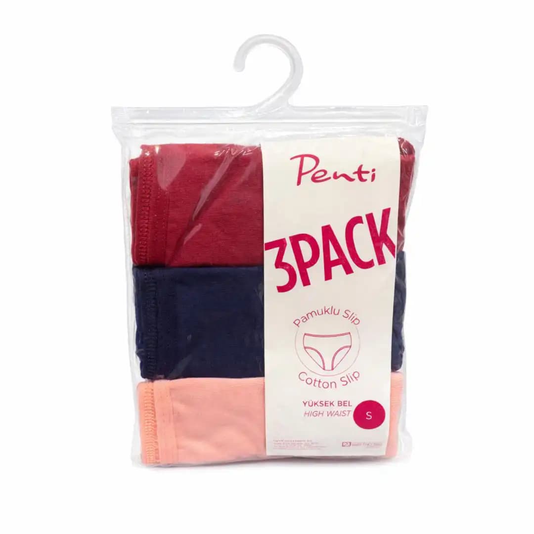 پک 3 عددی شورت زنانه نخی پنتی – مدل Cotton Slip
