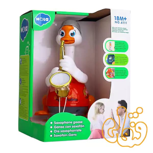 غاز موزیکال ساکسیفون زن هولی تویز 6111 — تصویر ۲
