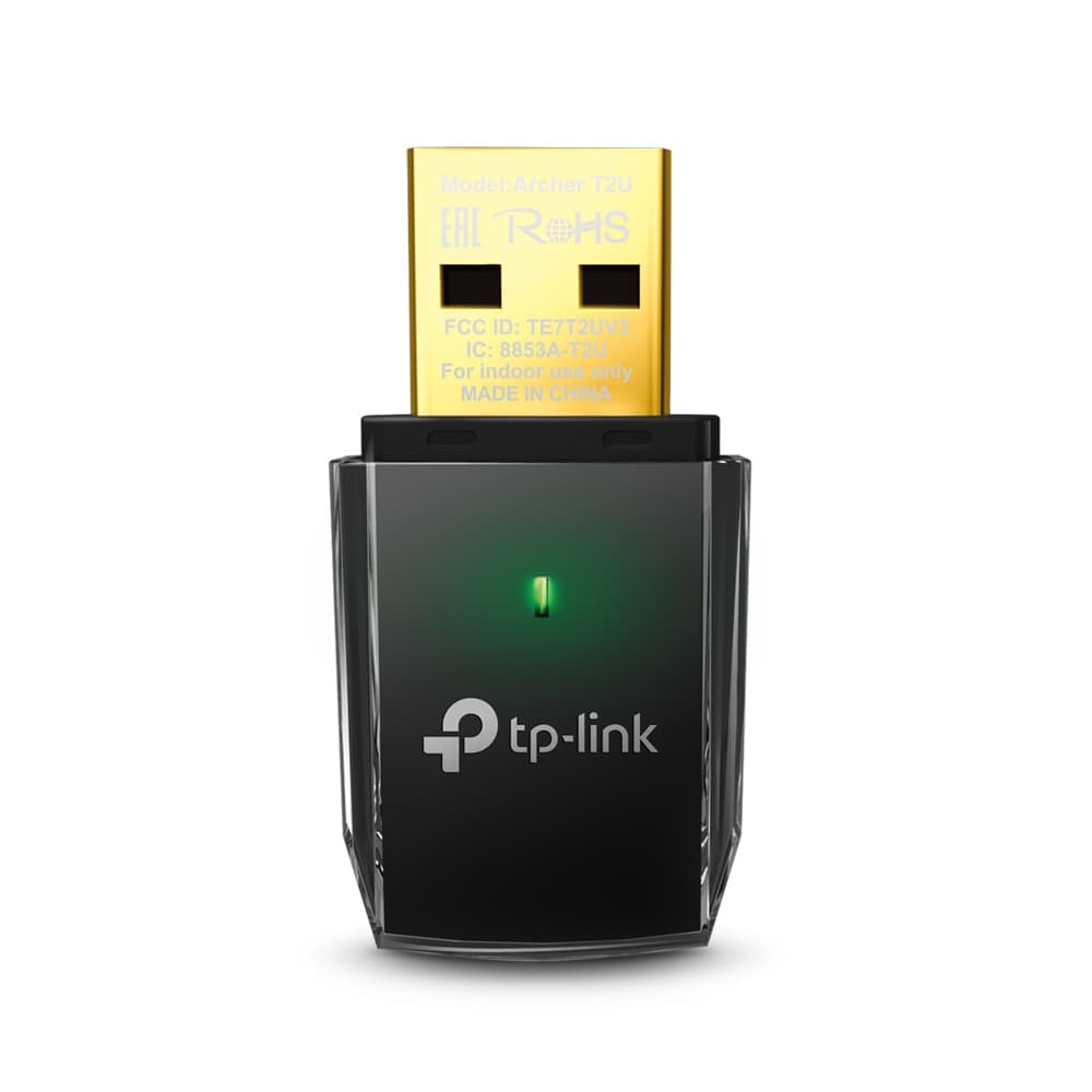کارت شبکه USB بی‌سیم و دوباند تی‌ پی لینک مدل Archer T2U