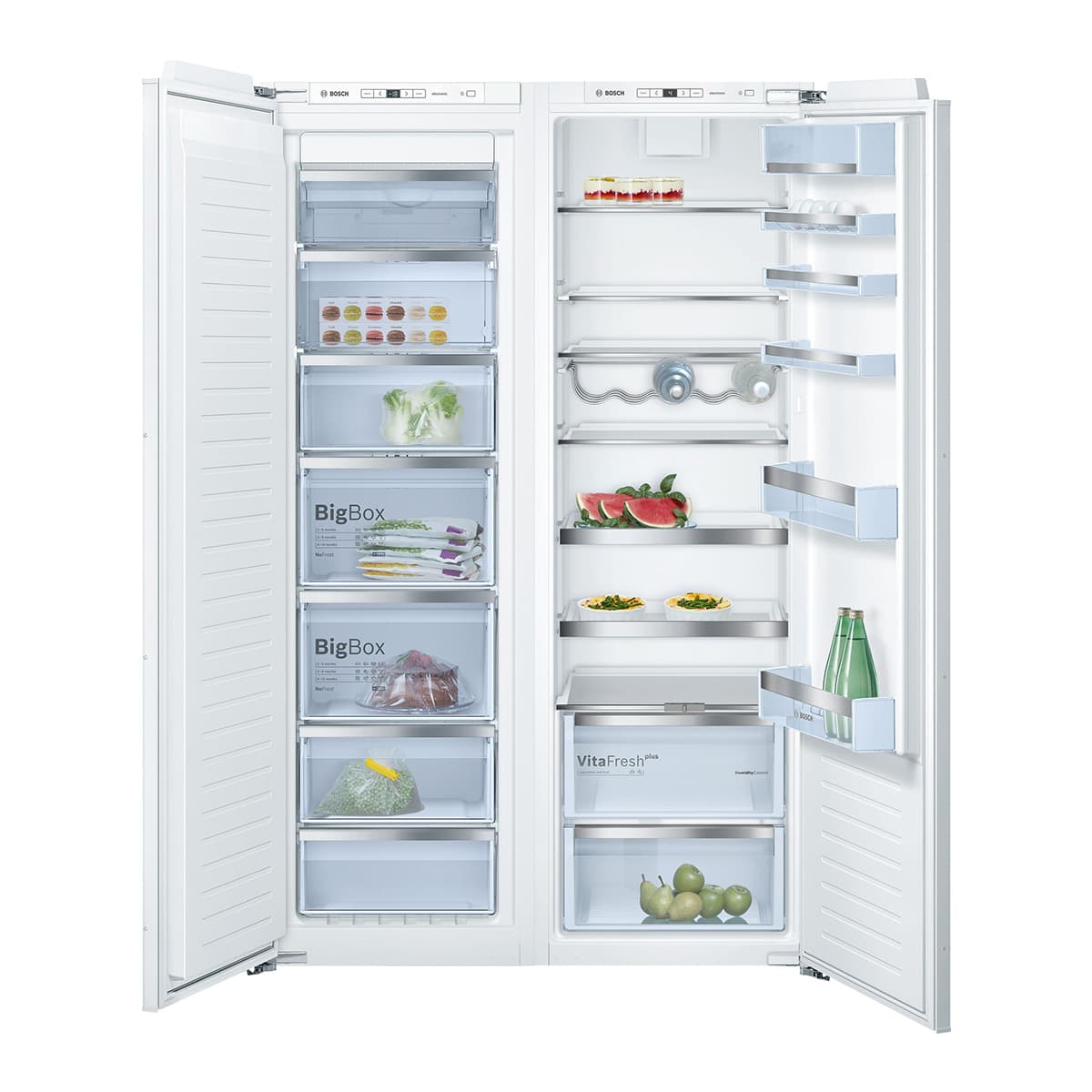 یخچال فریزر دوقلو بوش مدل KIR81AF30 و GIN81AE3