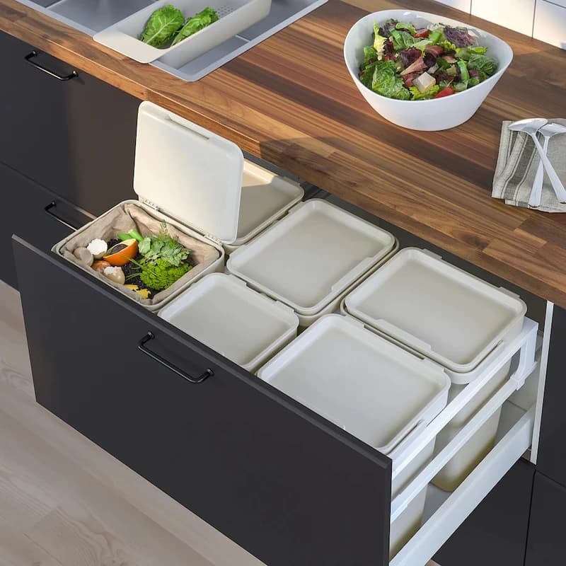 سطل زباله ایکیا مدل IKEA-HALLBAR — تصویر ۳