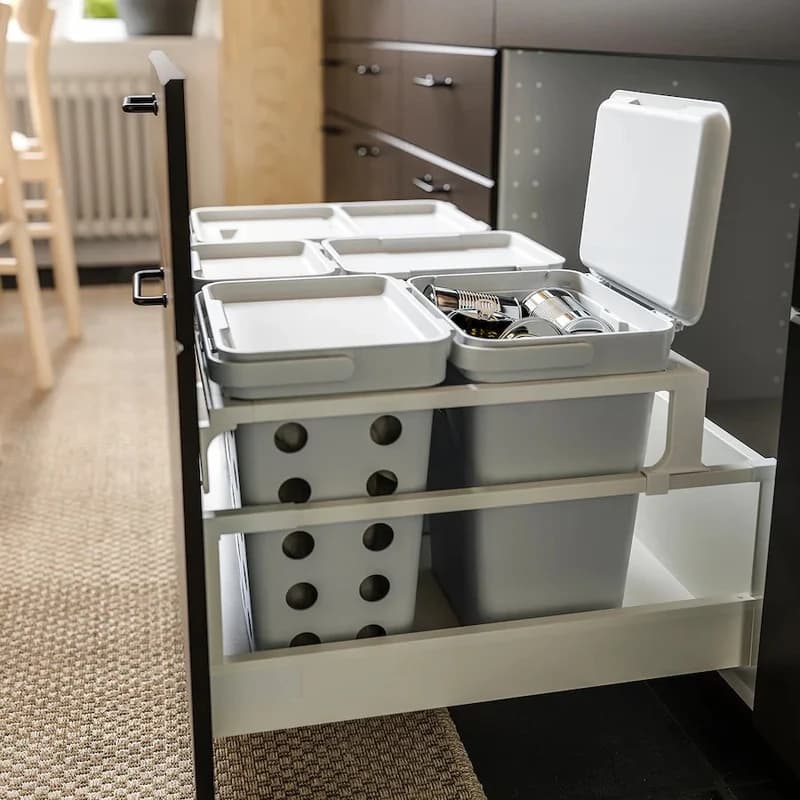 سطل زباله ایکیا مدل IKEA-HALLBAR — تصویر ۶