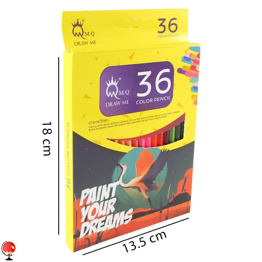 مداد رنگی 36 رنگ ام کیو MQ — تصویر ۱۱