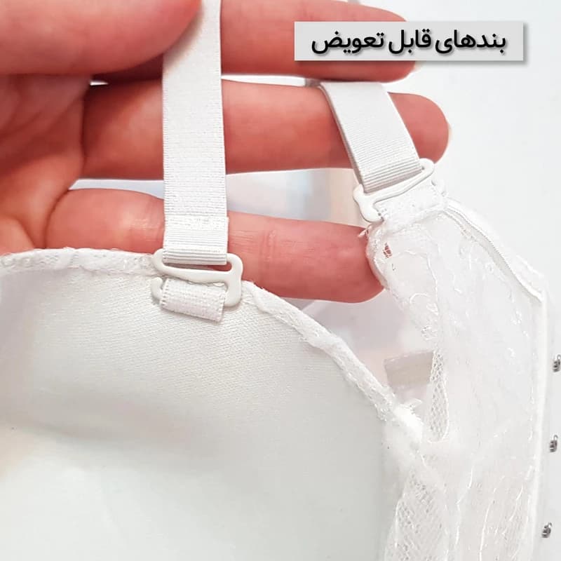 سوتین فنردار زنانه ماییلدا مدل پولکی بلند کد 5303-007 — تصویر ۵