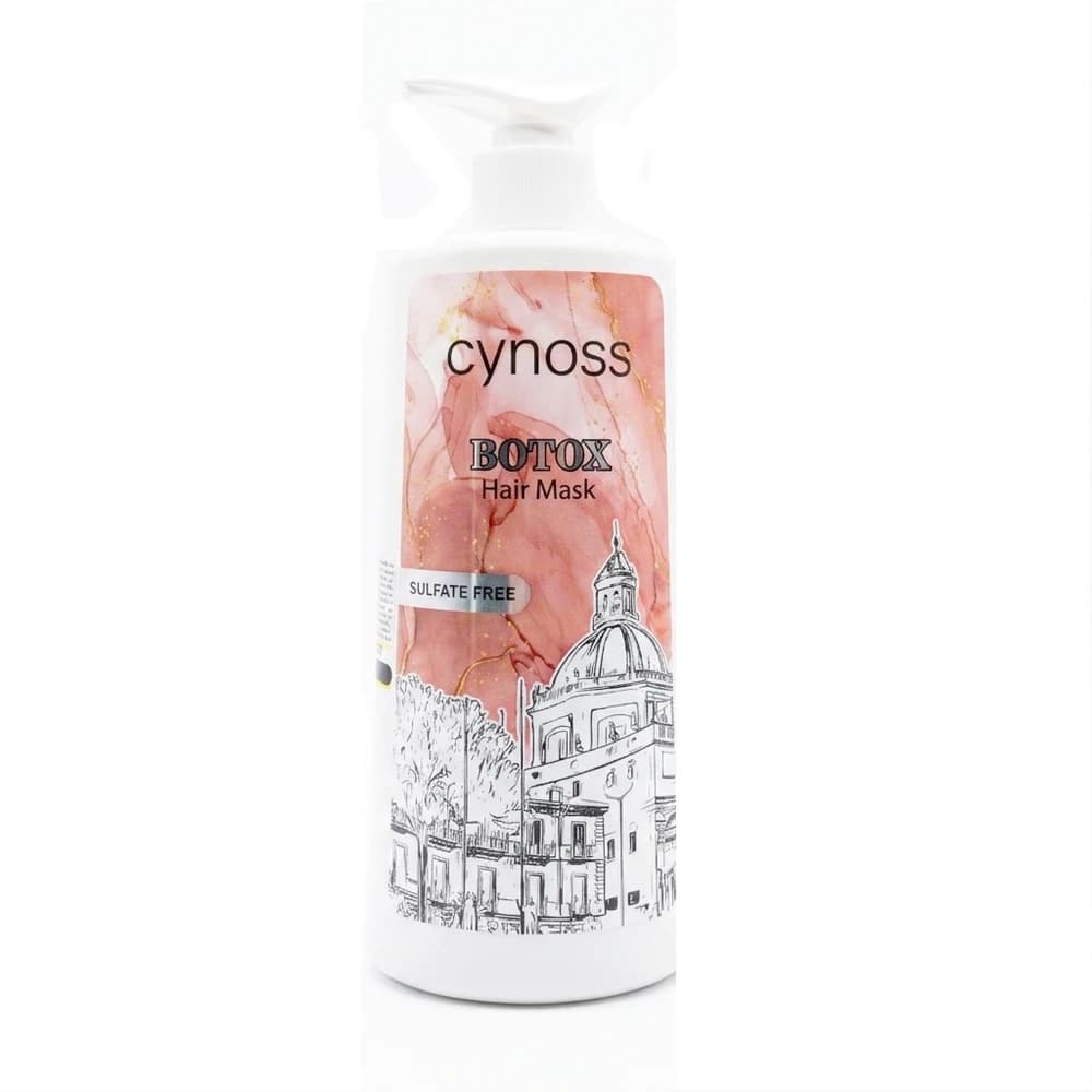 ماسک مو تقویت کننده و نرم کننده سینوس 750 میل مدل Cynoss Botox
