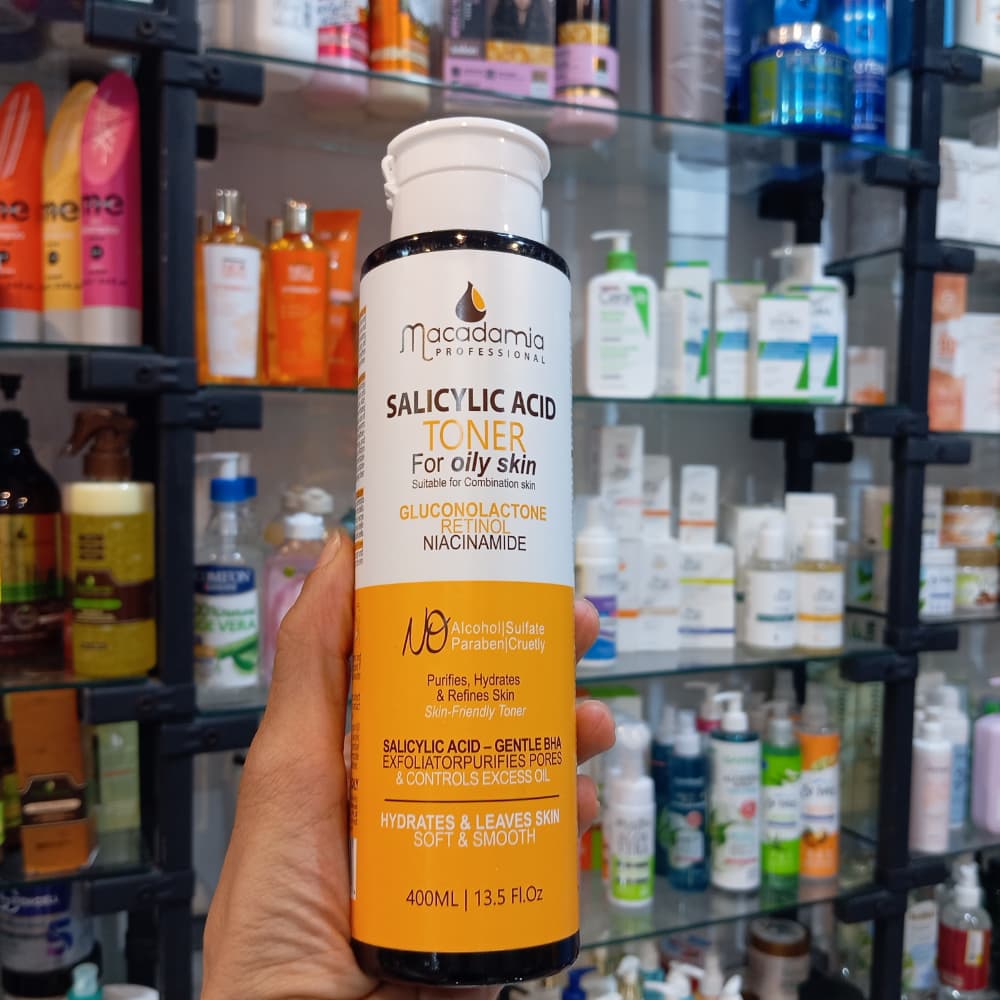 تونر سالیسیلیک اسید ماکادامیا پوست چرب Macadamia — تصویر ۲