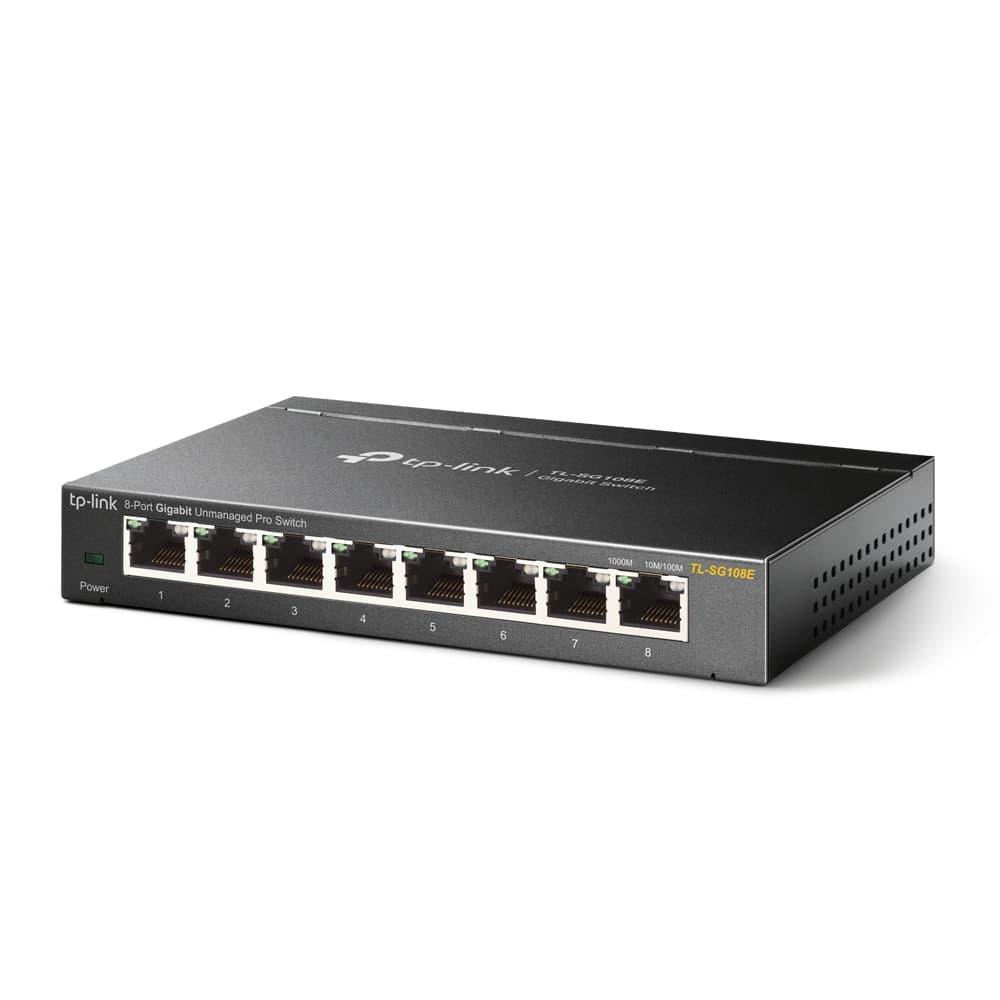 سوئیچ 8 پورت تی پی لینک مدل TL-SG108E — تصویر ۳