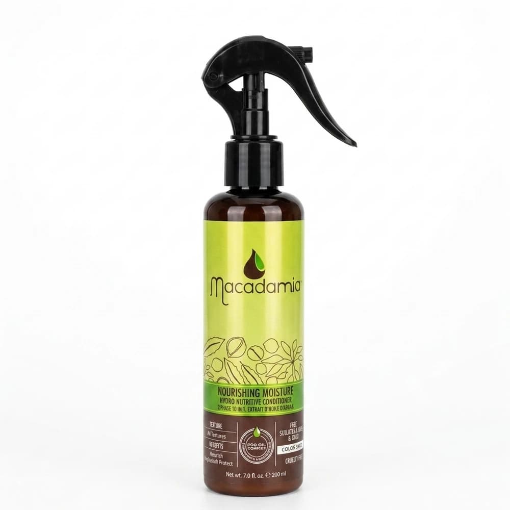 اسپری نرم کننده ماکادامیا مناسب مو خشک و آسیب دیده Macadamia Nourishing