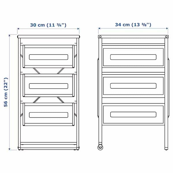 فایل کشویی ایکیا مدل IKEA-Lennart — تصویر ۲