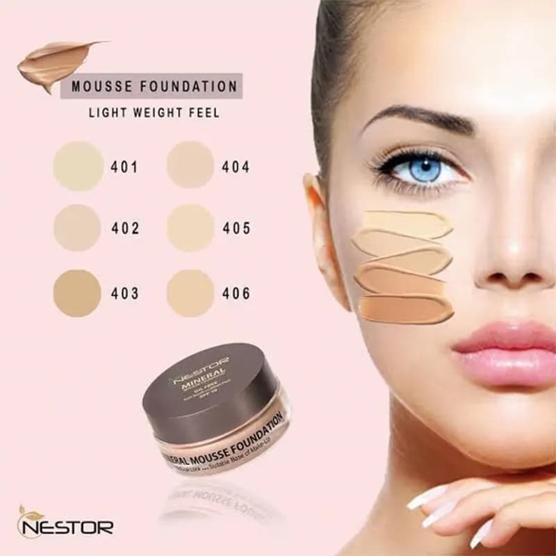 کرم پودر فشرده (موس) نستور SPF 10 — تصویر ۲