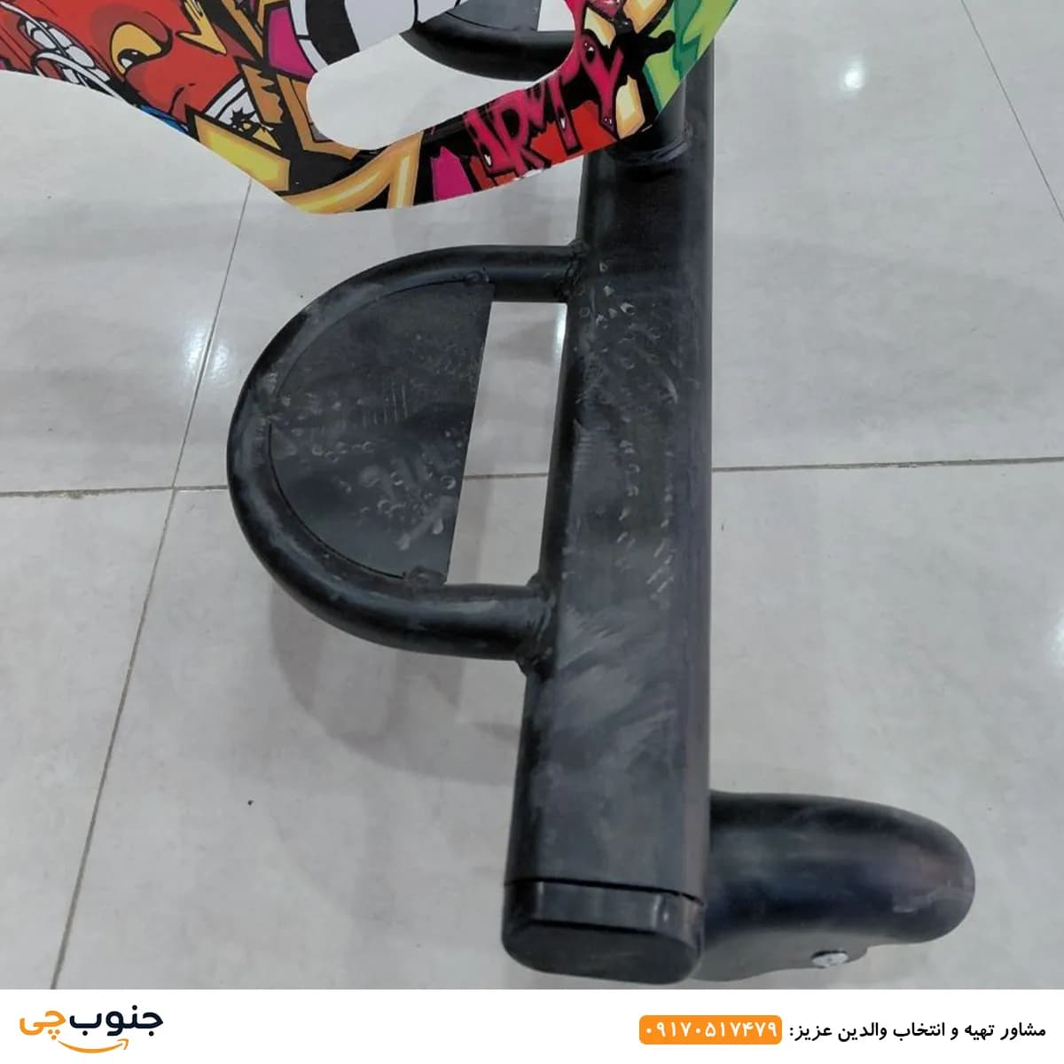 اسکوتر برقی کودک دریفت رالی طرح استریت گرافیتی — تصویر ۶