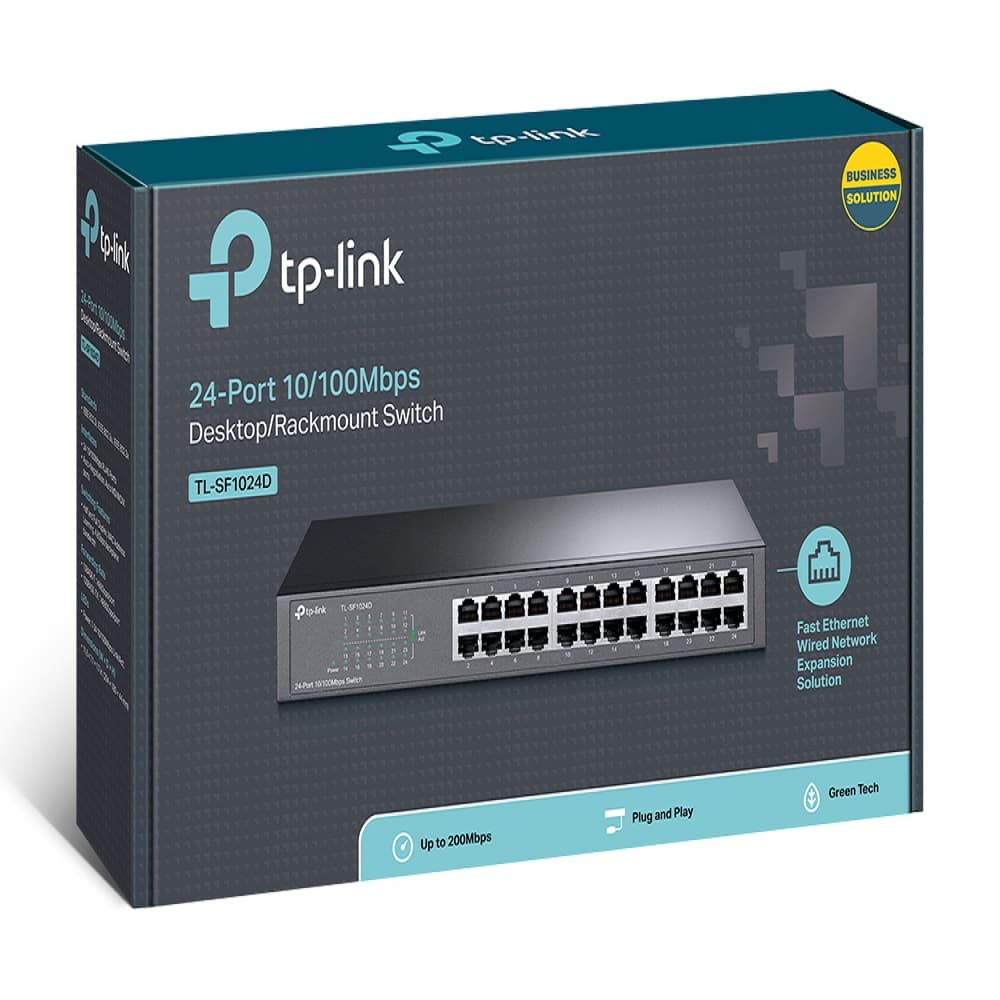 سوییچ 24 پورت رکمونت تی پی لینک مدل SF1024D — تصویر ۳
