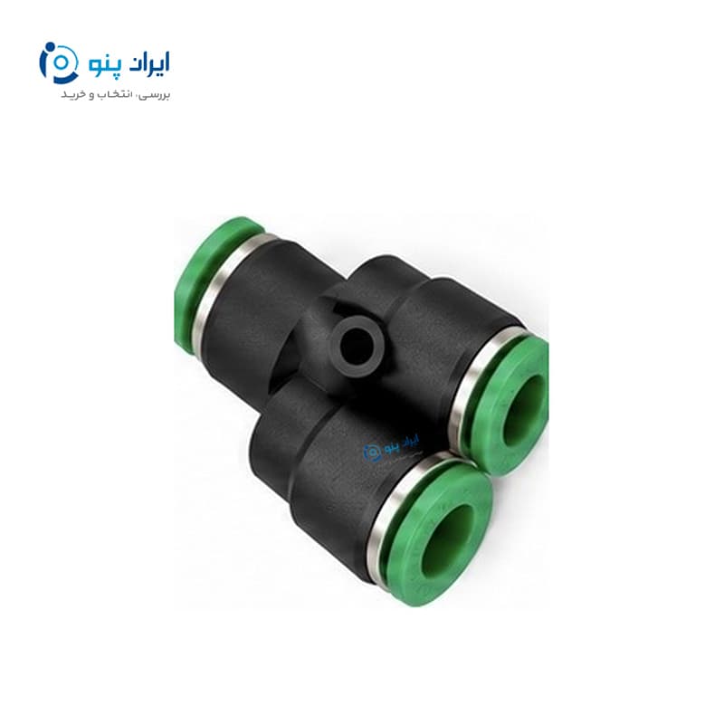 سه‌راهی Y پنوماتیک شیلنگ ۸ میلی‌متر ایرسان Airsun مدل PY 8