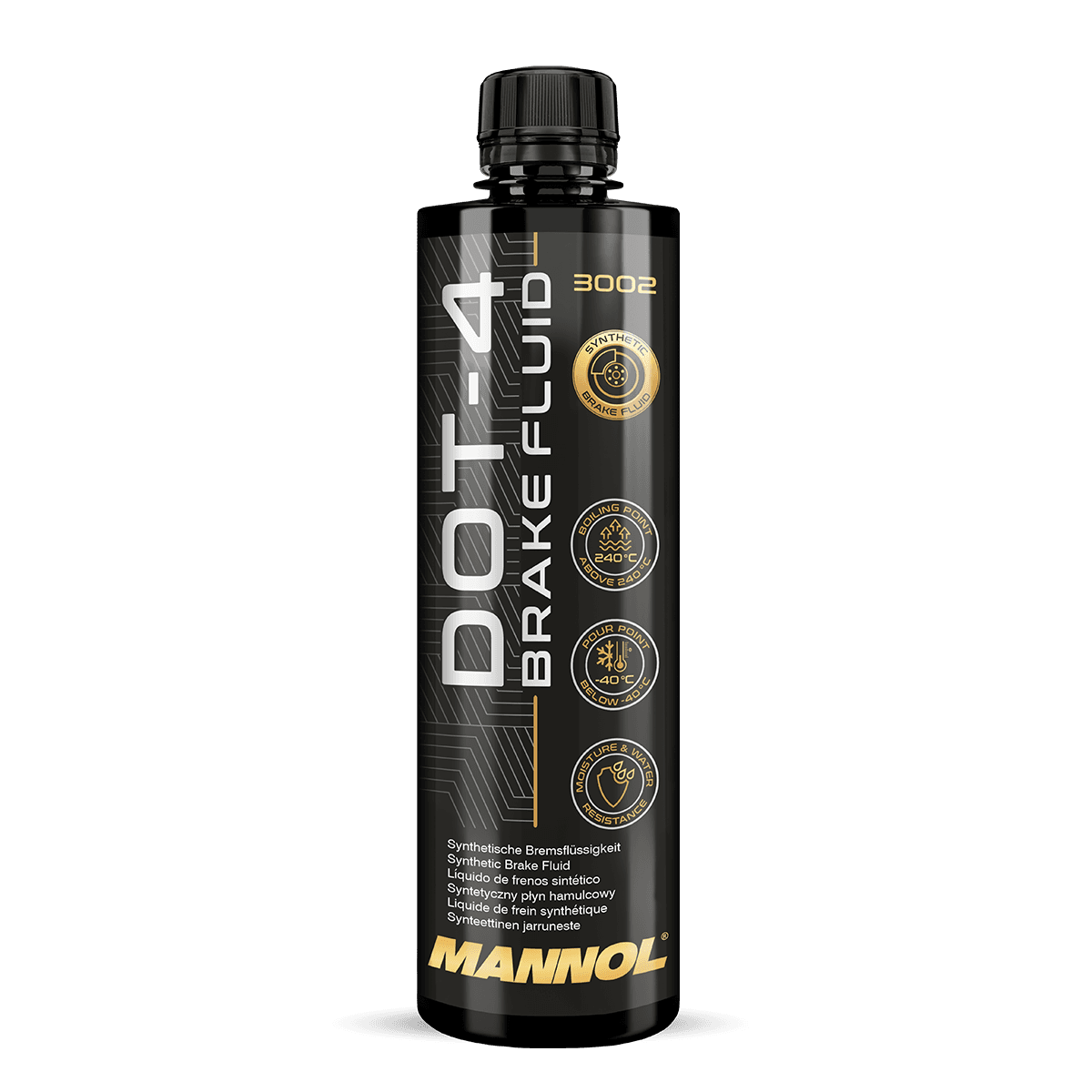 روغن ترمز MANNOL DOT-4 (کد 3002) | ۰.۵ لیتری