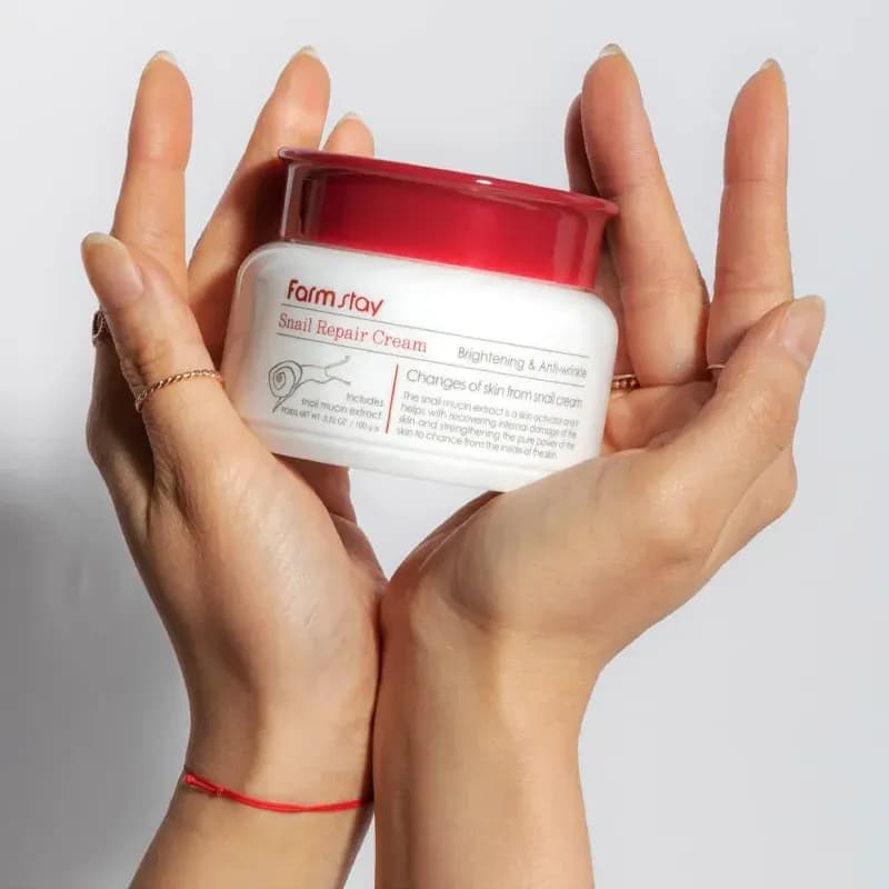 کرم ترمیم کننده حلزون فارم استی Snail Repair Cream حجم ۱۰۰ گرم — تصویر ۴