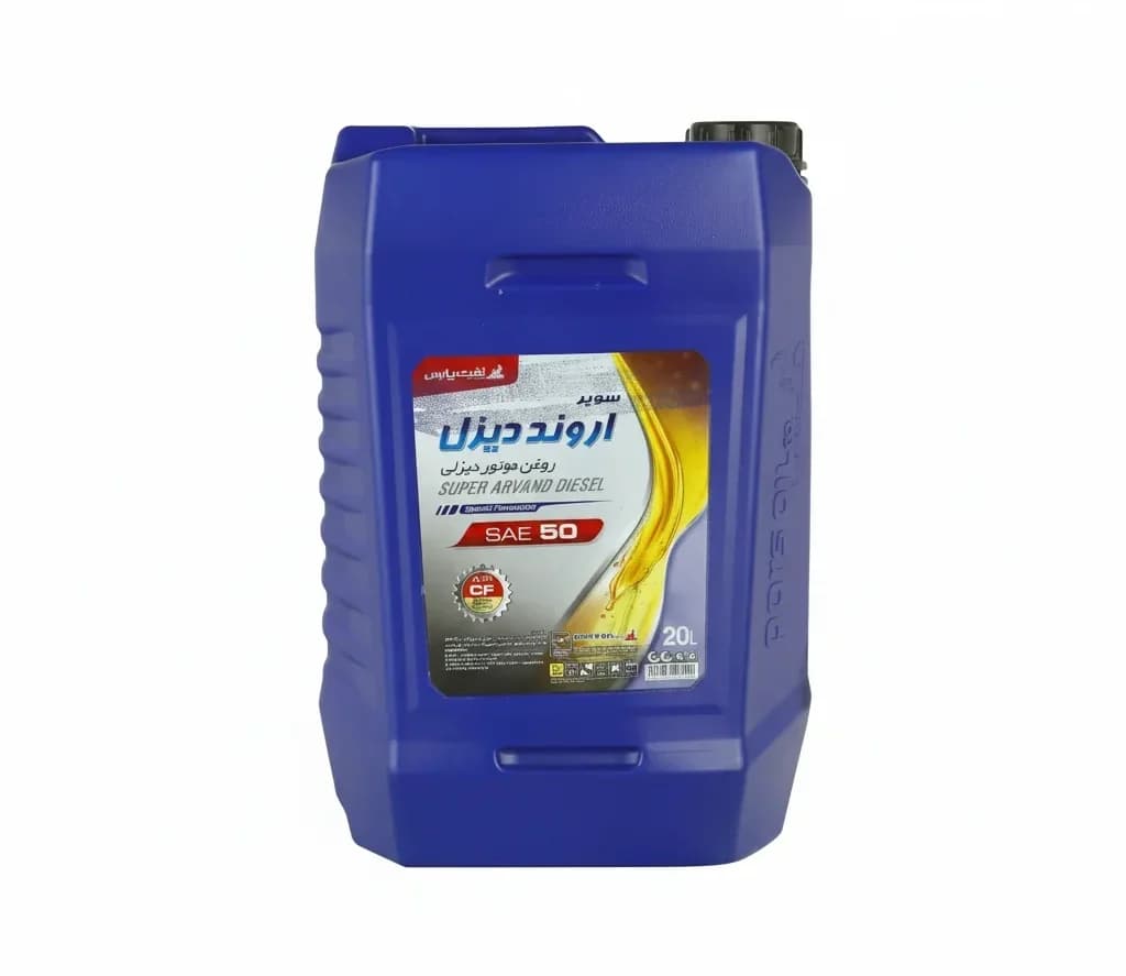 روغن موتور دیزلی نفت پارس مدل سوپر اروند SAE50 حجم ۲۰ لیتر