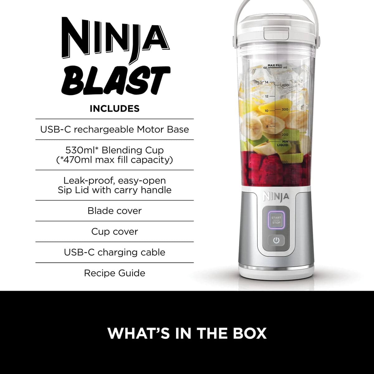 شیکر شارژی نینجا BC151 | Ninja Blast اورجینال — تصویر ۵