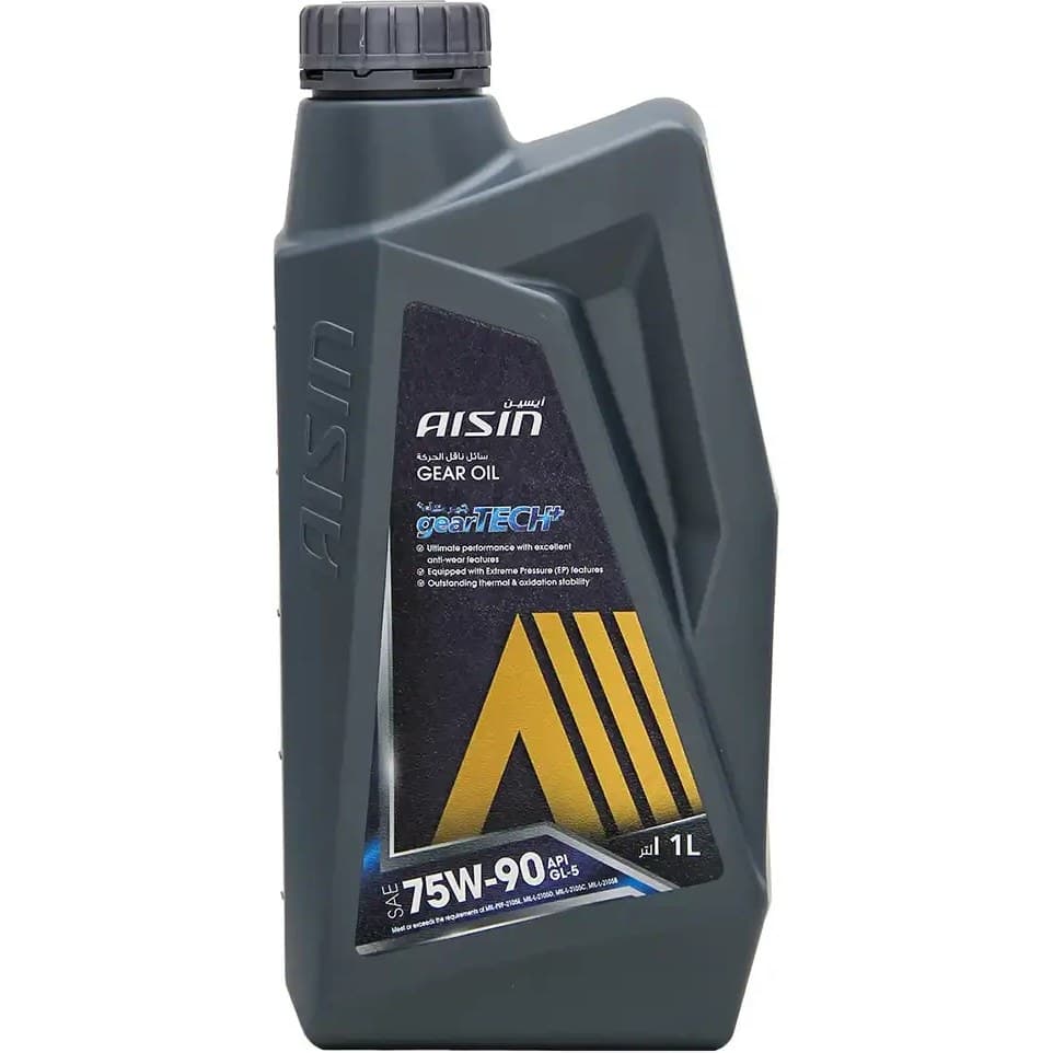 روغن گیربکس آیسین GL5 75W-90 حجم یک لیتر اصل کره جنوبی