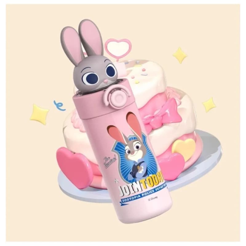 قمقمه استیل نیدار دیزنی Zootopia مدل جودی هاپس اورجینال ۴۵۰ میلیلیتری — تصویر ۵