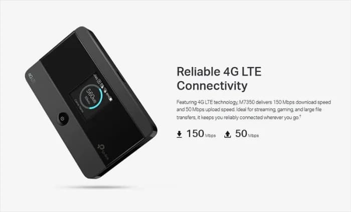 مودم 4G LTE قابل حمل تی پی لینک مدل M7352 — تصویر ۴