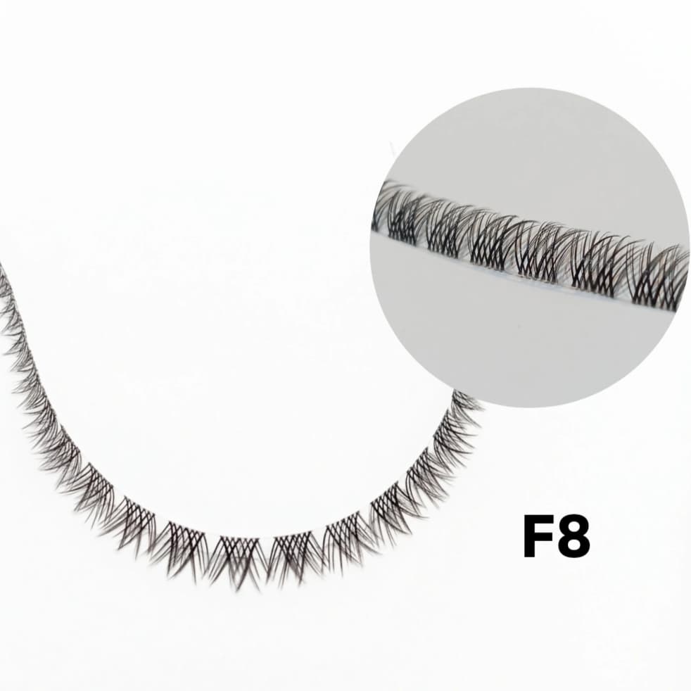 مژه ریسه‌ای فیشر مدل F سایز 8