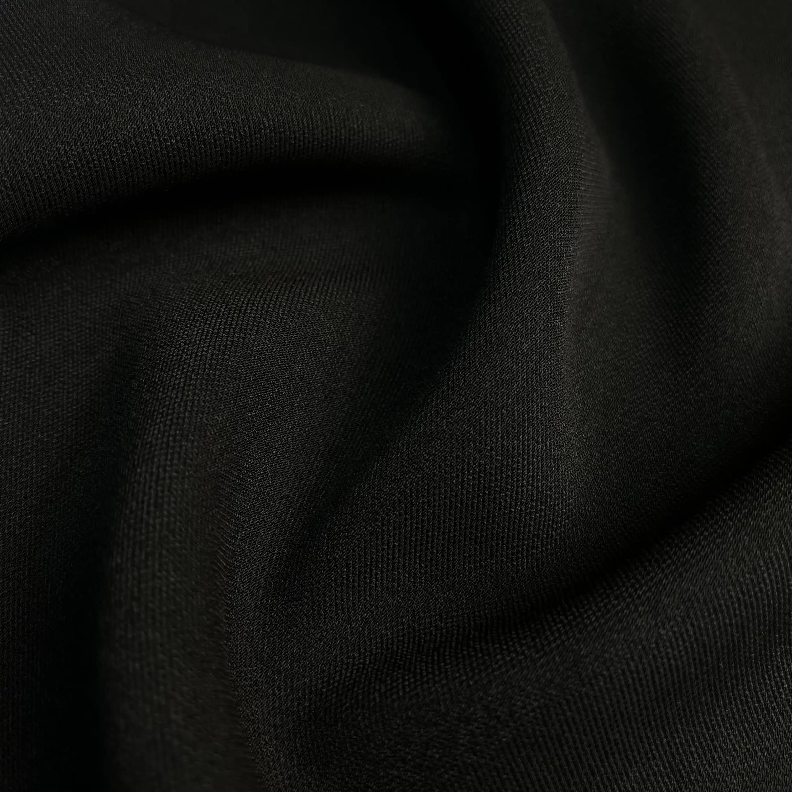 پارچه کرپ مورگان مشکی عرض 150cm