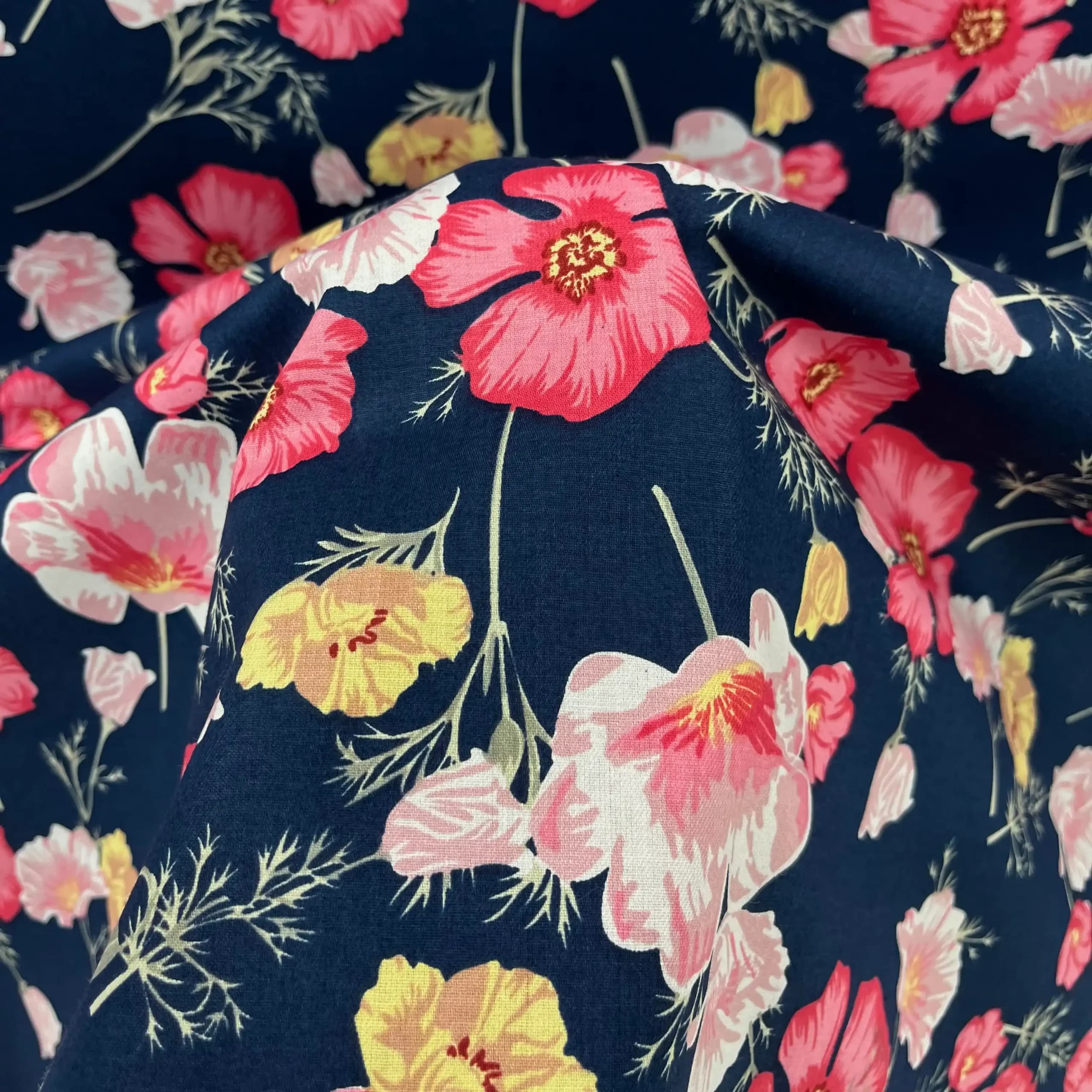 پارچه ملحفه‌ای طرح گل بهاری عرض 240 — تصویر ۳