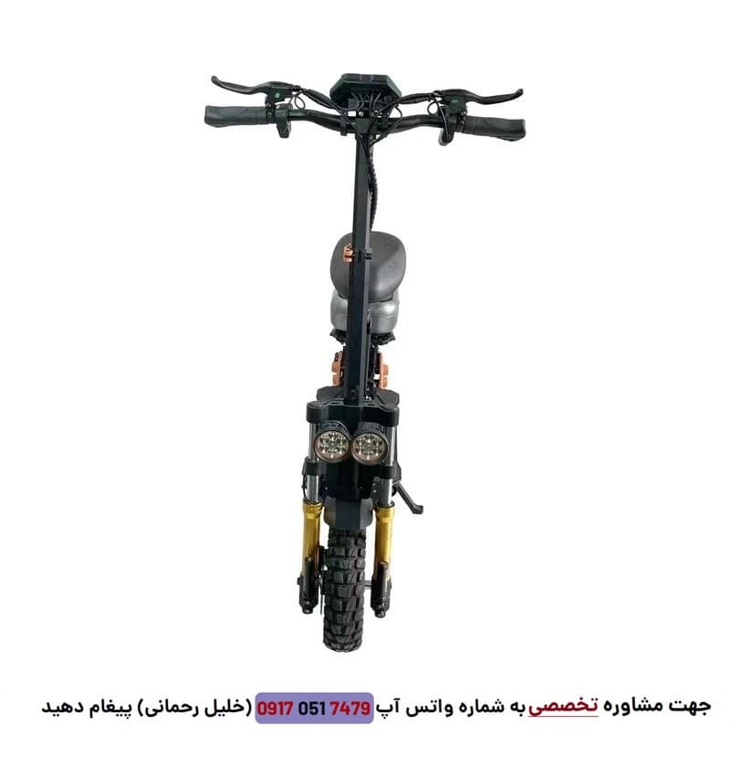 اسکوتر برقی کوگو مدل صندلی دار M5 Pro با استاندارد طراحی آمریکایی — تصویر ۸