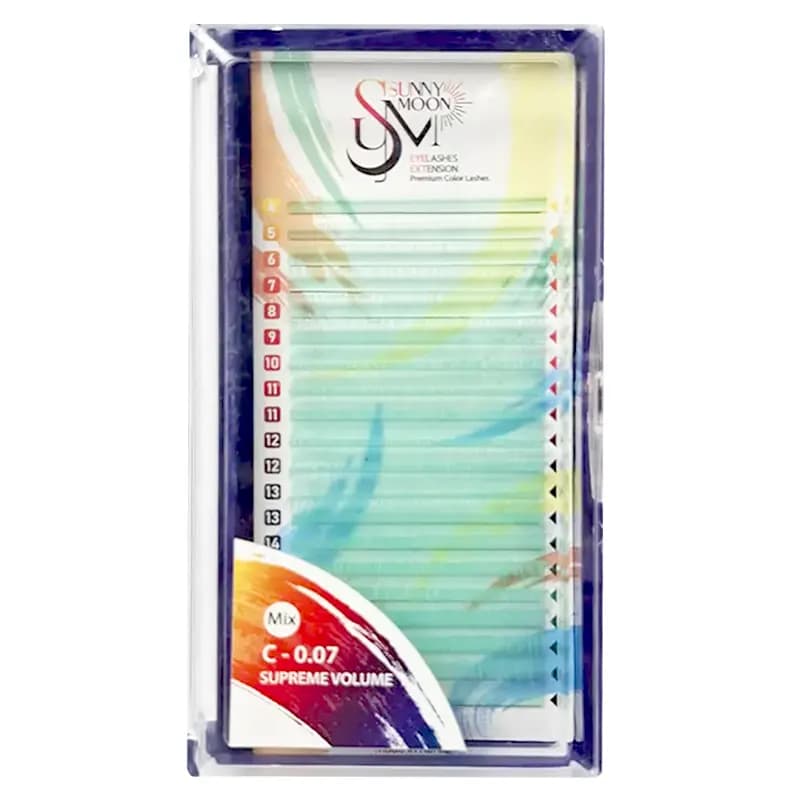 پالت مژه رنگی سانی مون C – 0.07 – سایز 4 تا 20
