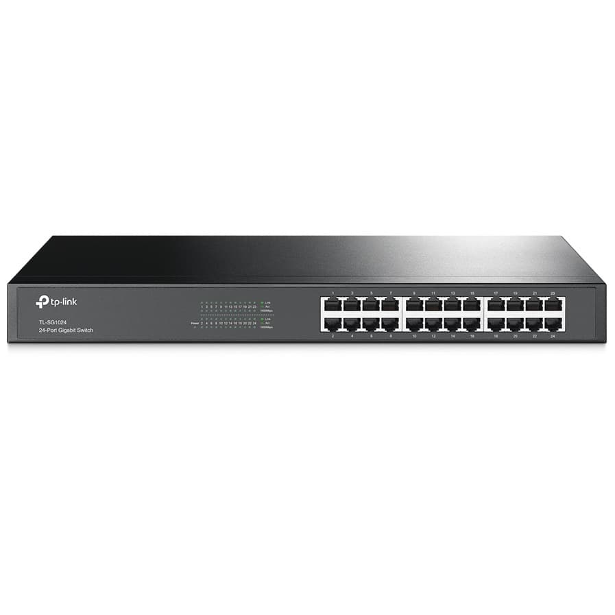 سوییچ 24 پورت گیگ رکمونت تی پی لینک مدل SG1024 — تصویر ۳