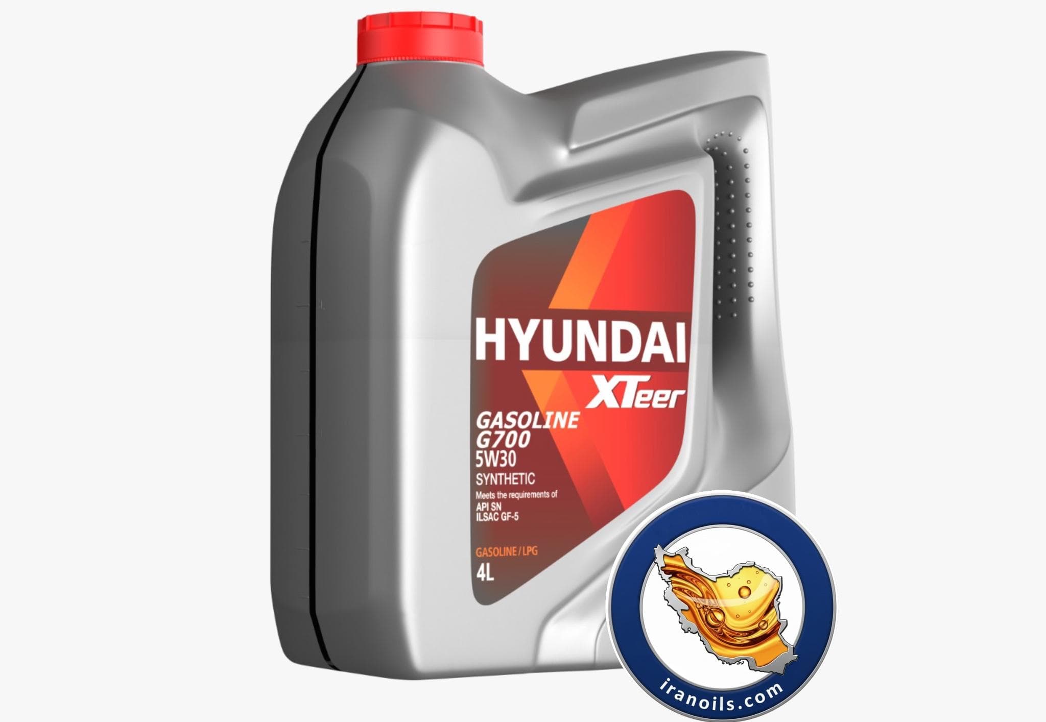 روغن موتور G700 5W30 SN هیوندای 4 لیتری HYUNDAI XTEER
