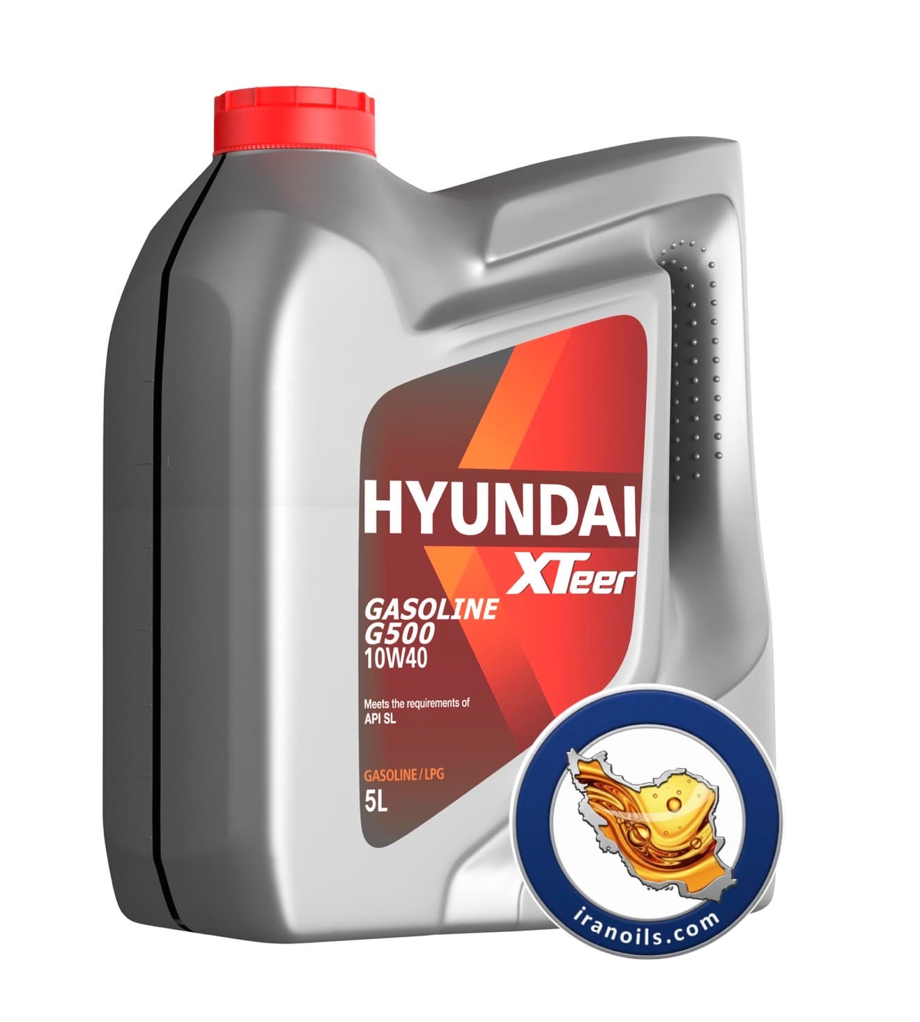 روغن موتور G500 10W40 SL هيونداي اكس تير مدل حجم ۵ ليتر