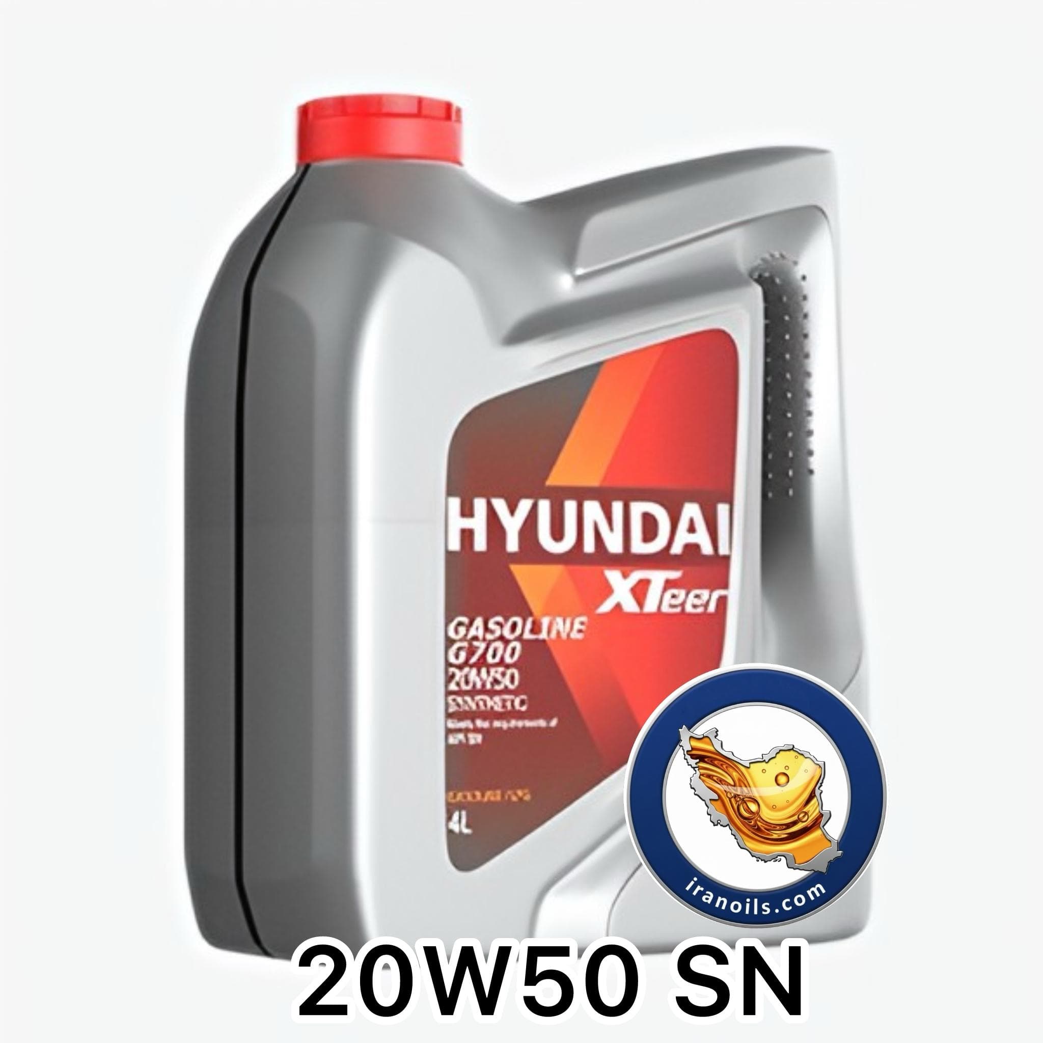 روغن G700 20W50 SN هیوندای اکس تیر مدل حجم4 لیتر