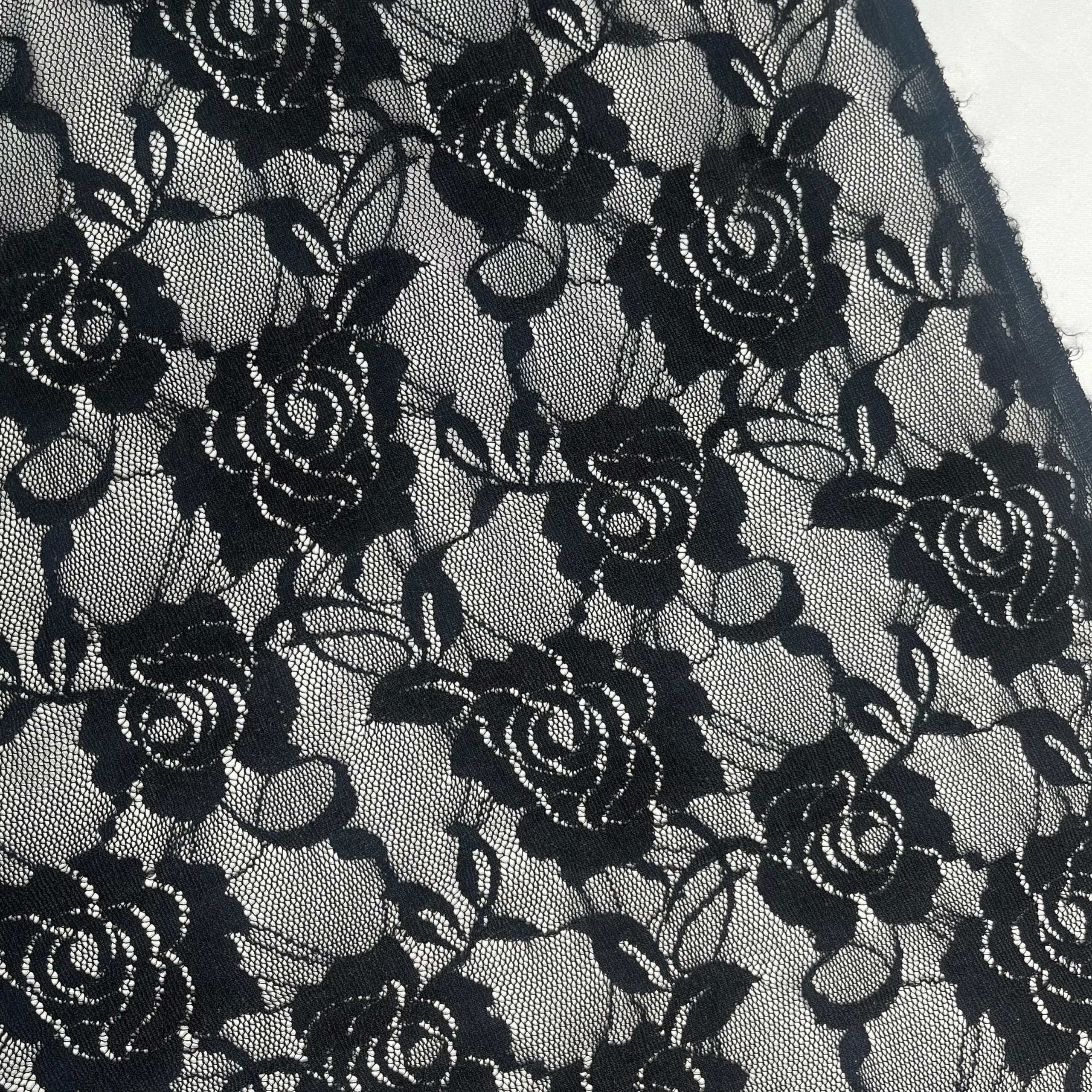 پارچه دانتل کش گلدار طرح 7 — تصویر ۲