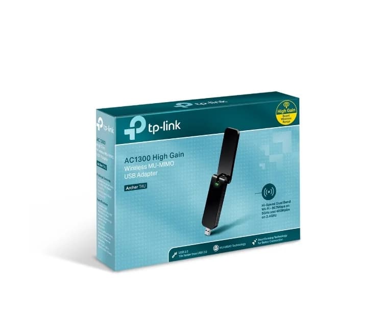 کارت شبکه USB بی‌‌سیم و دوباند AC1300 تی پی لینک مدل Archer T4U — تصویر ۳