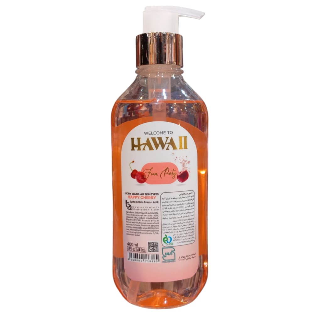 شامپو بدن هاوایی مدل Hawaii Happy Cherry — تصویر ۲