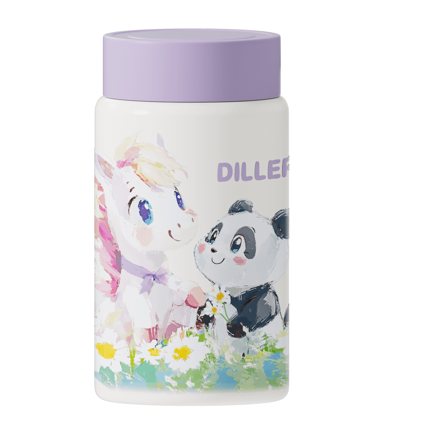 تراول ماگ دیلر پونی و پاندا ۲۸۰ میل | Travel Mug Dealer Pony and Panda — تصویر ۳