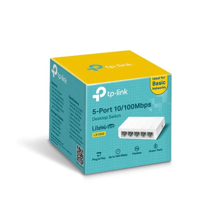 سوئیچ 5 پورت مگابیتی و دسکتاپ تی پی لینک مدل LS1005 — تصویر ۲