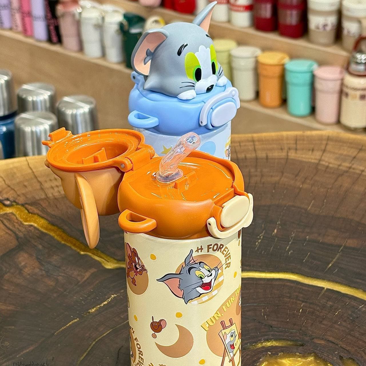 فلاسک نی دار دیزنی تام و جری اورجینال | Tom and Jerry Travel Mug — تصویر ۴