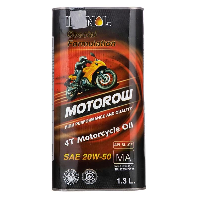 روغن موتور ایرانول مدل MOTOROW 20W-50 حجم 1.3 لیتر