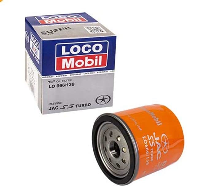 فیلتر روغن جک S5 توربو شارژ لوکومبیل LOCO Mobil مدل LO666/139