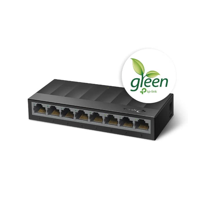 سوئیچ 8 پورت گیگابیتی و دسکتاپ تی پی لینک مدل LS1008G — تصویر ۴