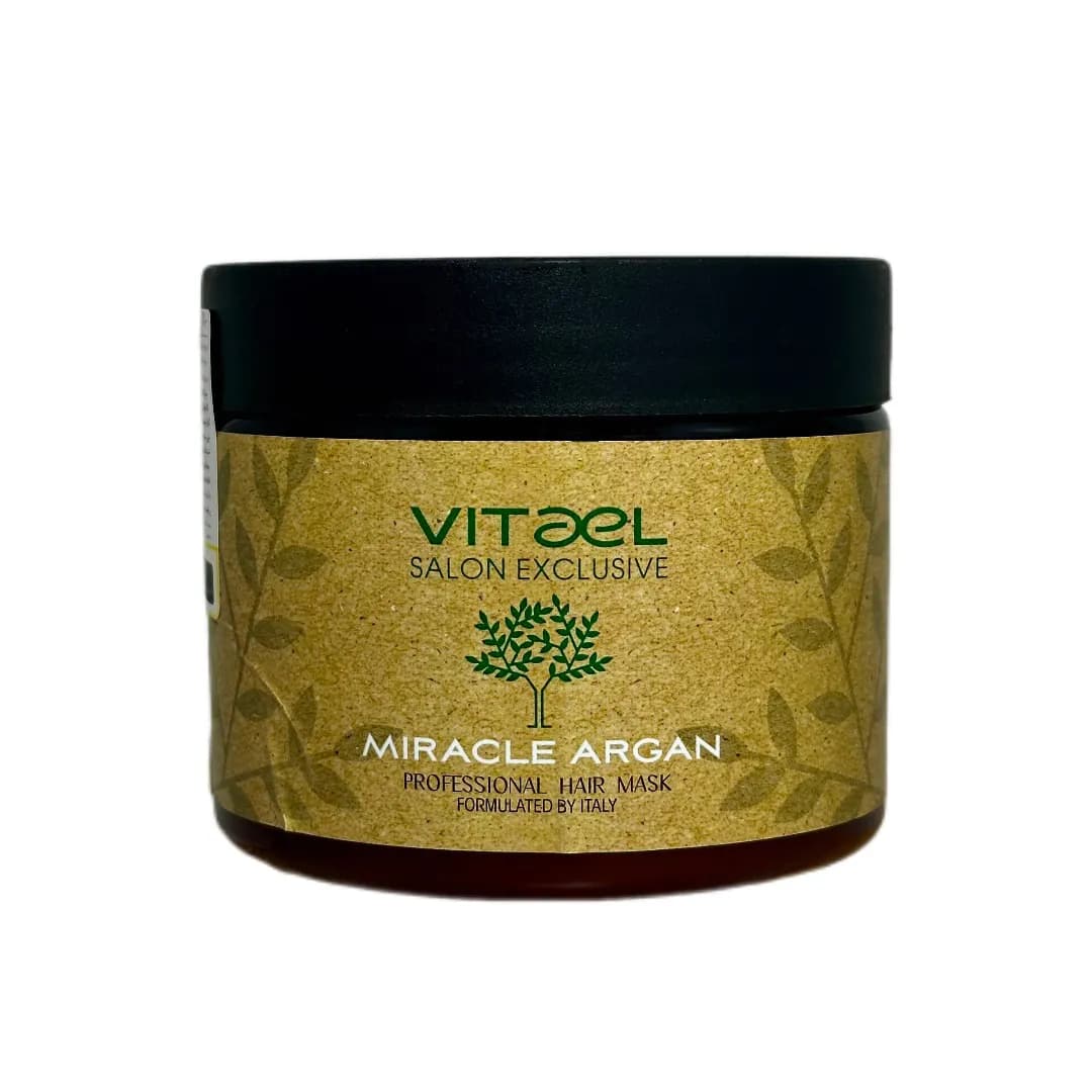 ماسک مو میراکل آرگان ویتاال Vitael – آبرسان و ترمیم کننده حجم ۵۰۰ میل — تصویر ۳