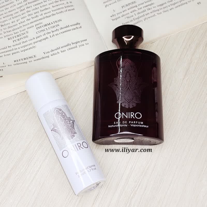 عطر ادکلن اونیرو با اسپری ONIRO فرگرانس ورد – حجم 100 میل — تصویر ۴