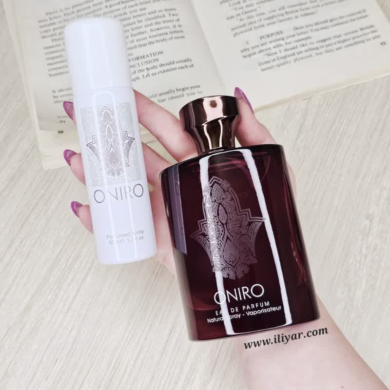 عطر ادکلن اونیرو با اسپری ONIRO فرگرانس ورد – حجم 100 میل — تصویر ۲