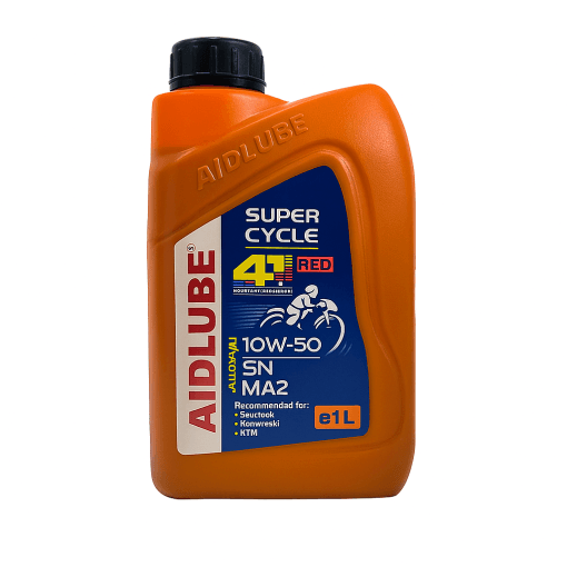 روغن موتور سیکلت 10W-50/ SN MA2 (AIDLUBEایدلوب)