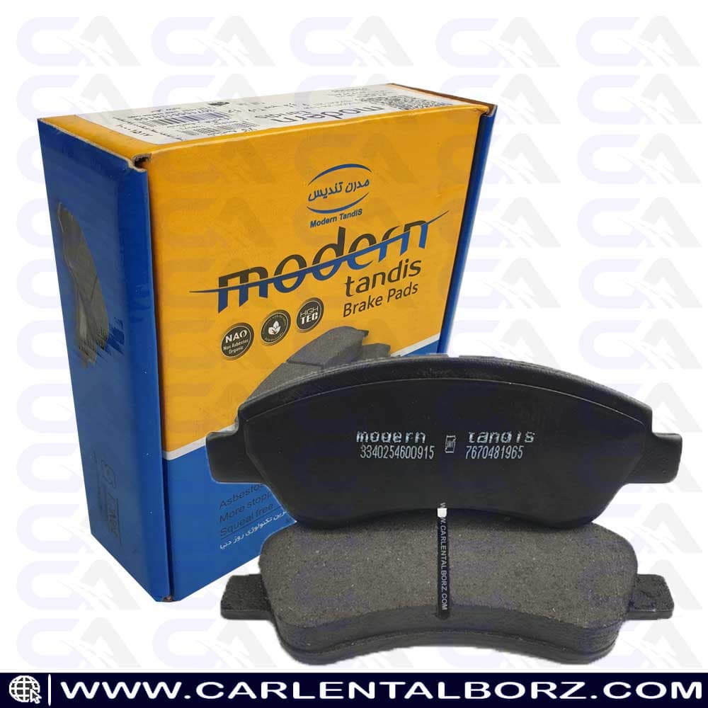 لنت ترمز جلو پژو 207 مدل 94 به پایین مدرن تندیس MODERN