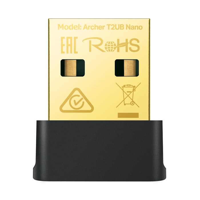 کارت شبکه وایرلس و بلوتوث AC600 تی پی لینک Archer T2UB Nano