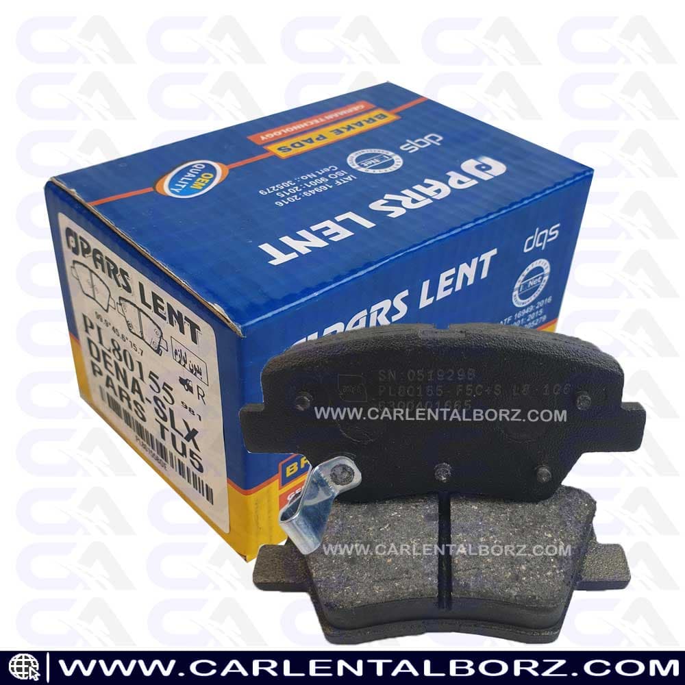 لنت ترمز عقب پژو 405 SLX دیسکی پارس لنت PARS LENT