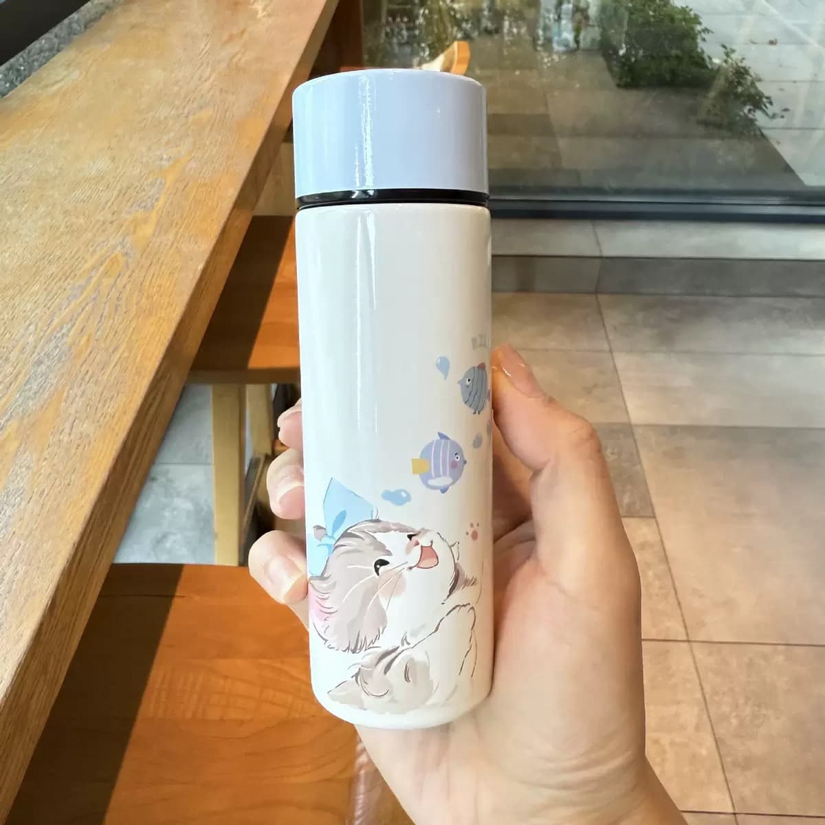 مینی فلاسک جیبی گربه دیلر ۱۵۰ میل | Diller Mini Tumbler Kitty Cat — تصویر ۲